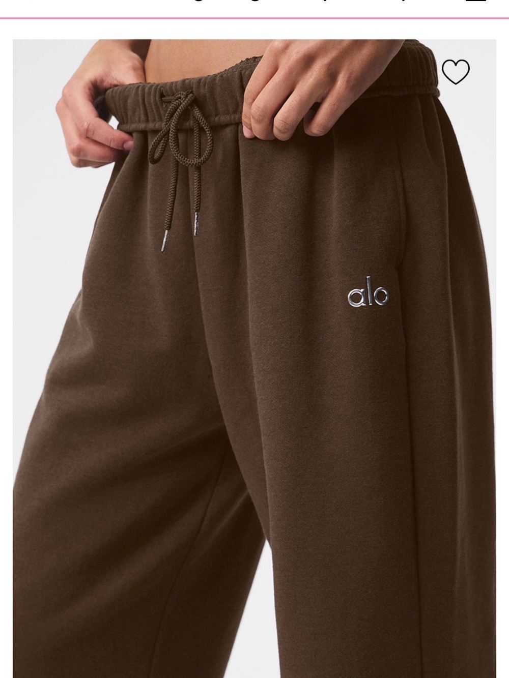 ALO Yoga Brown Espresso Accolade Straight Leg Sweatpants XS (2-4)